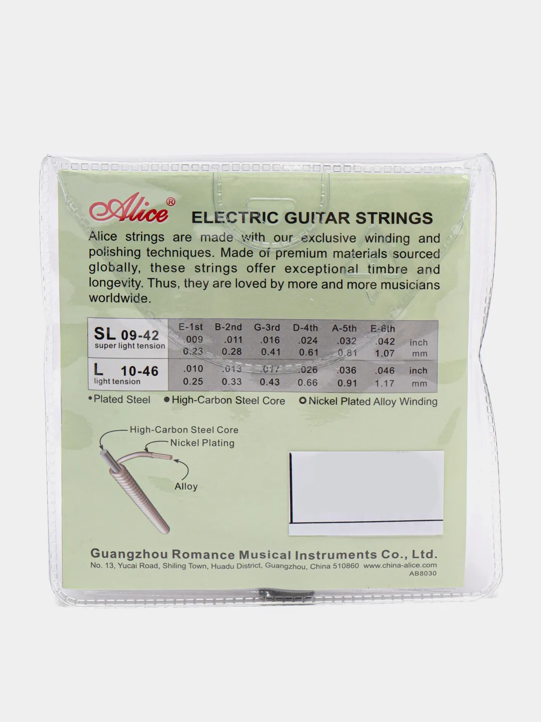 Cuerdas Alice Electrica A507 SL  2