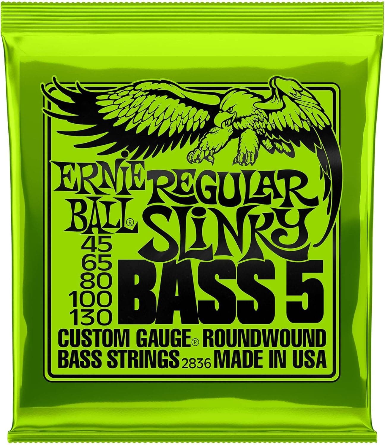 Cuerdas para Bajo Ernie Ball Super Slinky 5 Cuerdas