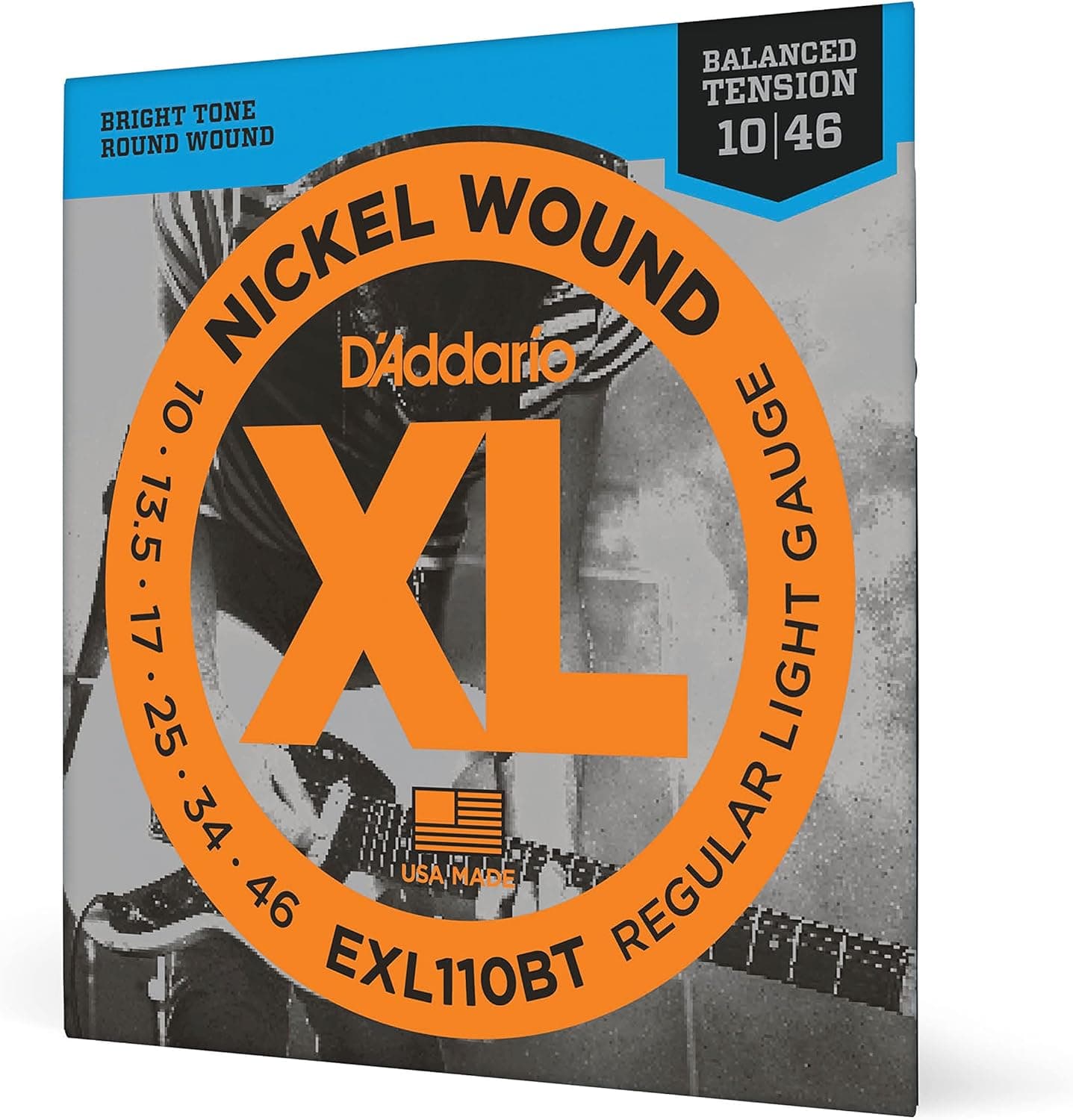 Cuerdas D'Addario 10-46 para Guitarra Eléctrica (Regular Light)