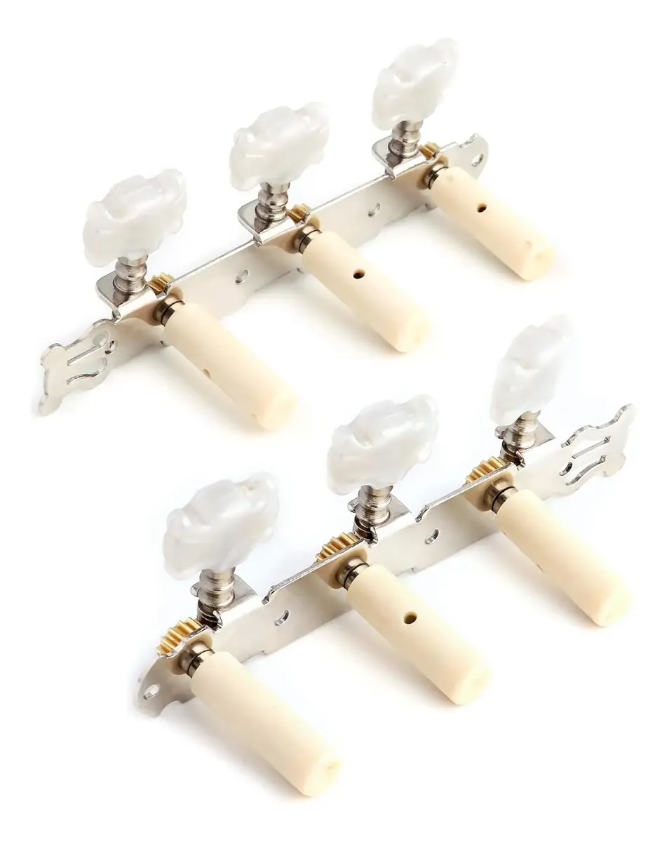 Clavijas Plateadas para Guitarra Clásica