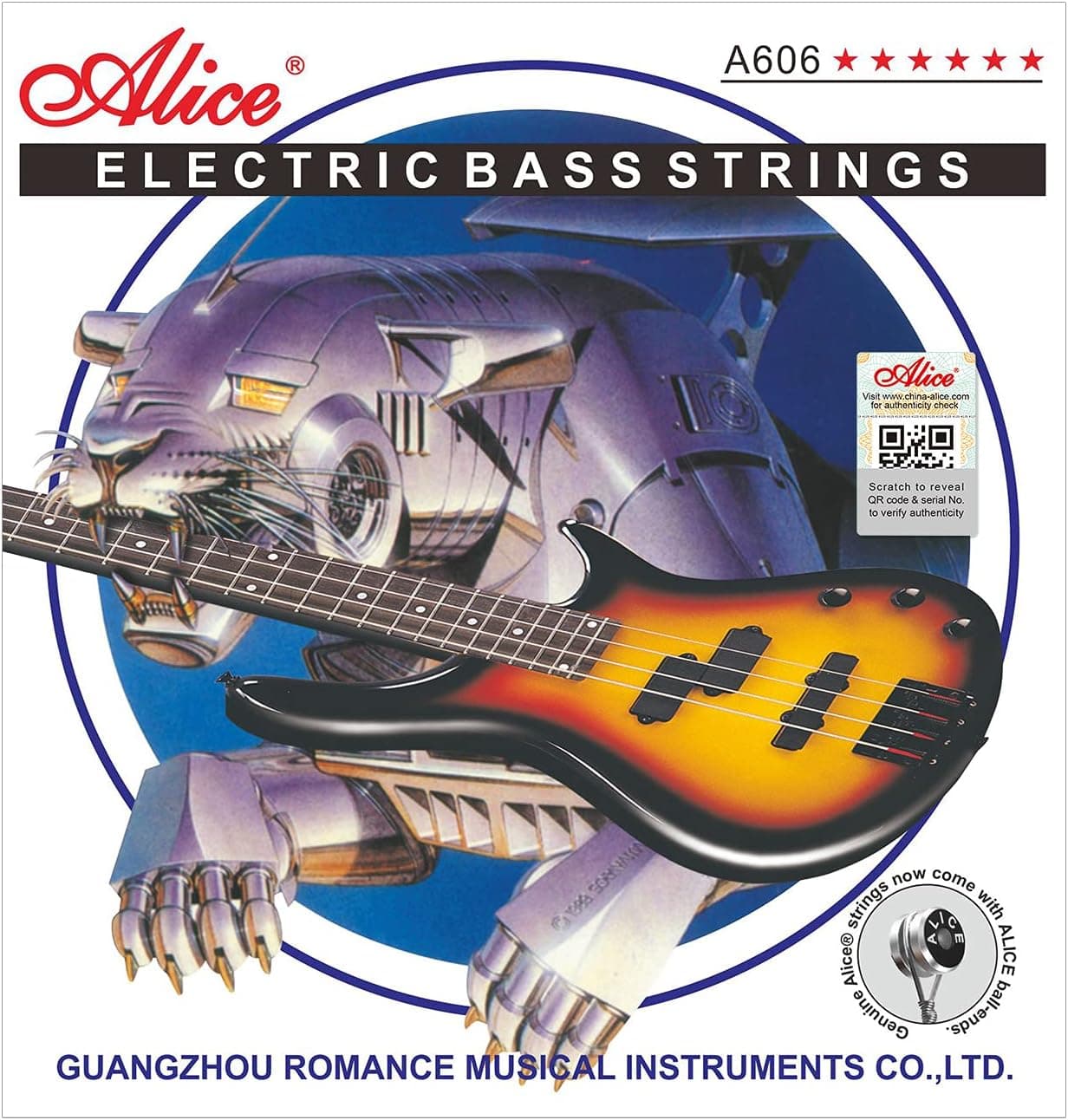 Cuerdas Bajo 4C Alice